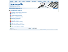 Tablet Screenshot of calc.med.br